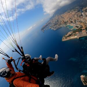 Baptême parapente Roquebrune cap Martin