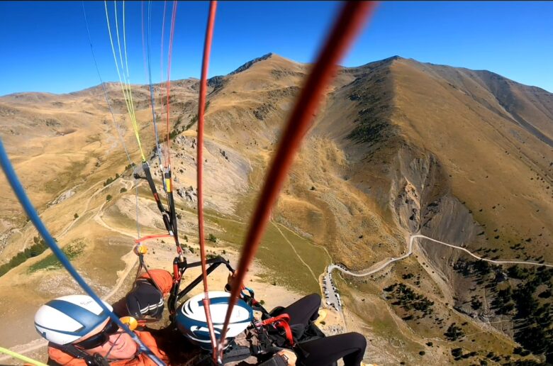 Baptême parapente dans les Alpes maritimes à la Colmiane
